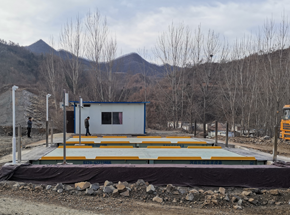 汝陽(yáng)縣金堆城鉬礦150噸無(wú)人值守地磅