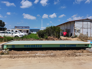 南陽社旗滿義農業(yè)科技園40噸地磅